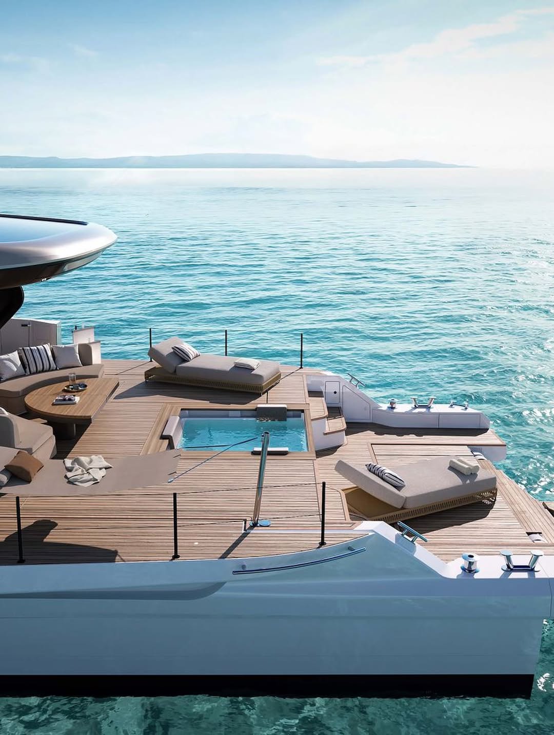 Piscina no deck
